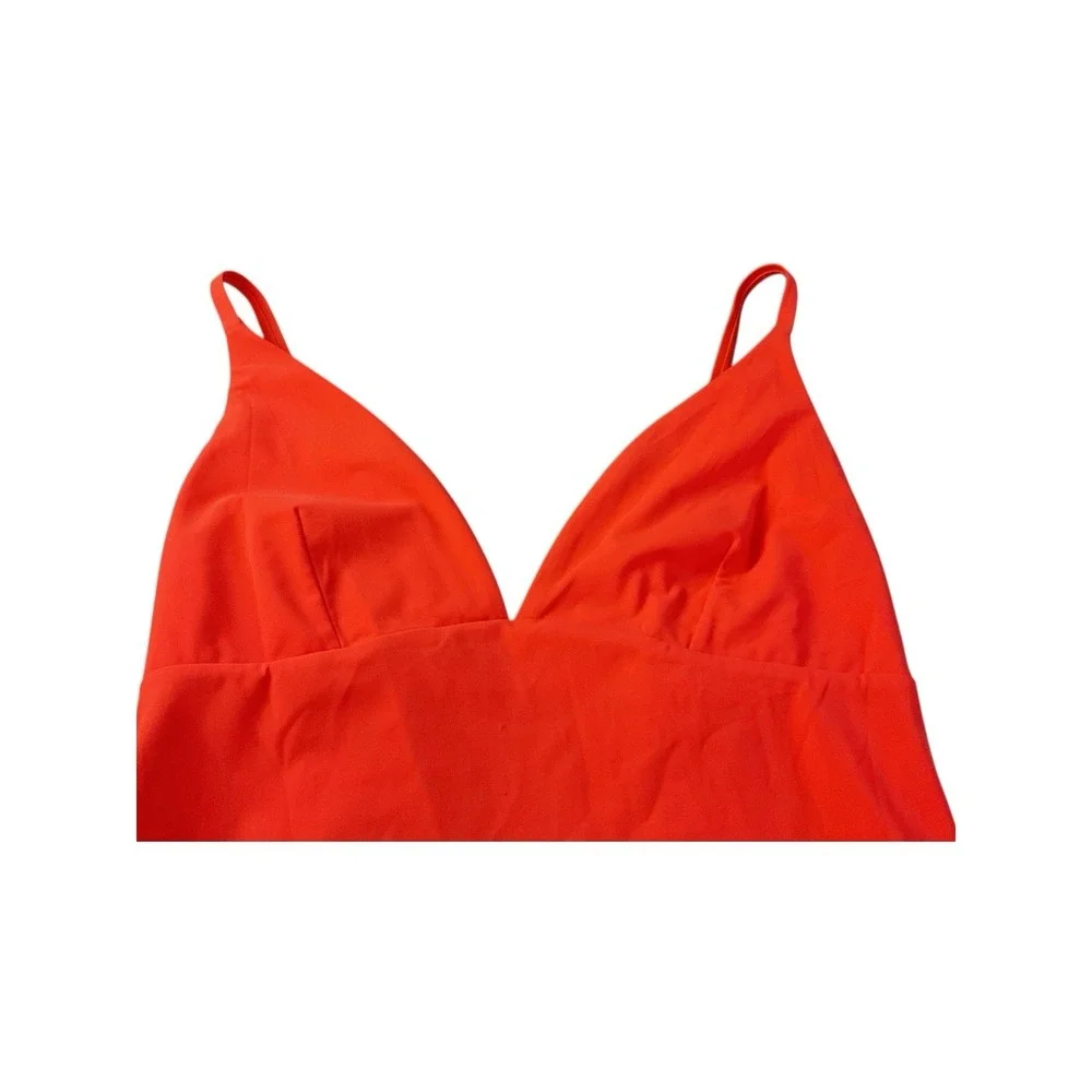 $198‎ Sz XL Tory Burch Marina One Piece Swimsuit TANGERINE
